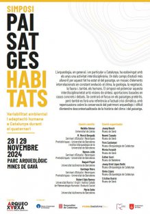 Simposi Paisatges Habitats, pòster