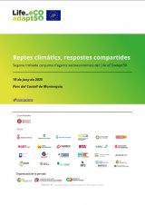 pòster de la jornada "Reptes climàtics, respostes compartides"
