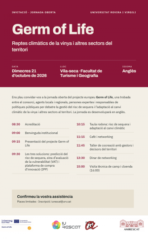 Cartell de la jornada germ of life